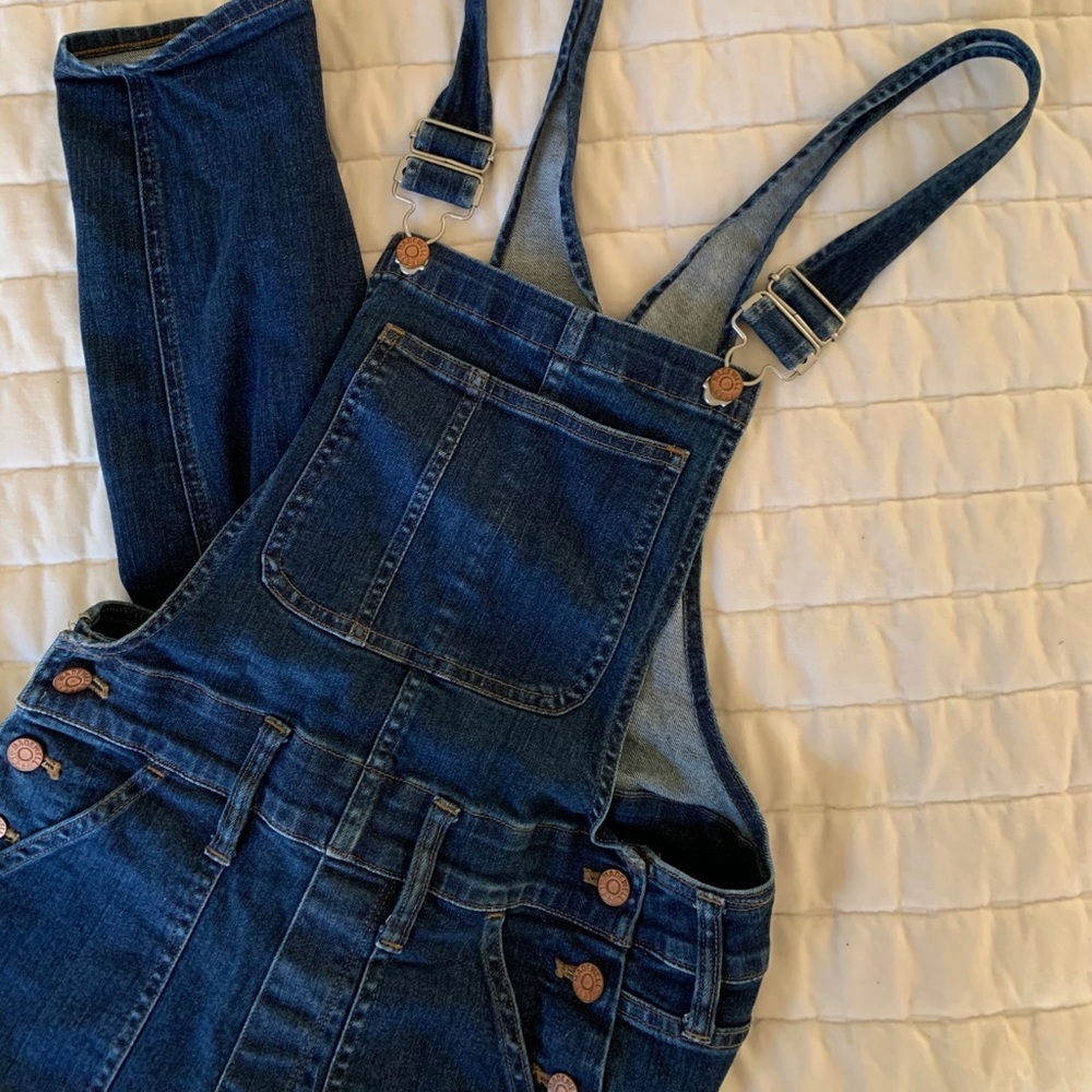 Madewell Dark Blue Denim Overalls